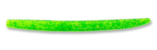 Picture of Yamamoto Senko Worm, 5", 10Pk, Chartreuse With Large Chartreuse & Large Green