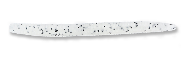 Picture of Yamamoto Senko Worm, 5", 10Pk, Clear With Large Black