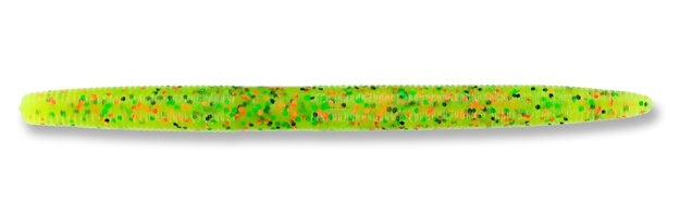 Picture of Yamamoto Senko Worm, 5", 10Pk, Firetiger Chartreuse With Black/Green/Copper