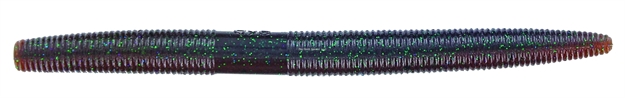 Picture of Yamamoto Senko Worm, 5", 10Pk, Purple With Emerald Flake/Cinnamon Brown With Purple/Blue & Emerald Flake