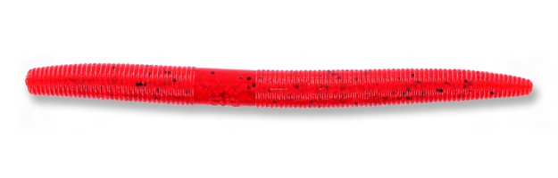 Picture of Yamamoto Senko Worm, 5", 10Pk, Red With Large Black & Large Red