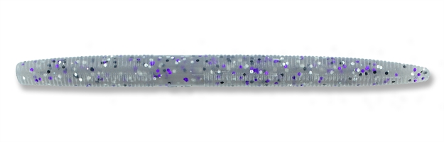Picture of Yamamoto Senko Worm, 5", 10Pk, Smoke Blue Pearl With Silver/Purple/Black Flake