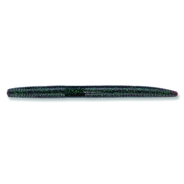 Picture of Yamamoto Senko Worm, 6", 5Pk, Plum With Small Emerald