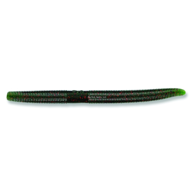 Picture of Yamamoto Senko Worm, 7", 5Pk, Watermelon With Black & Red