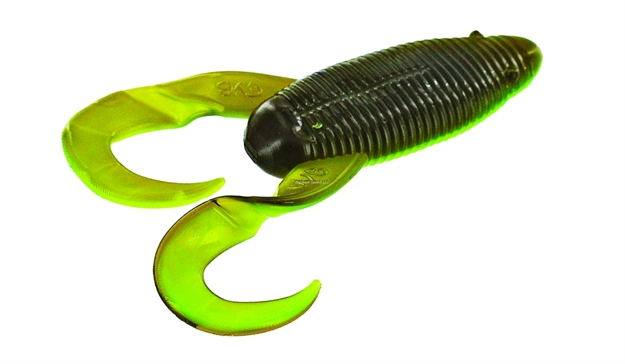 Picture of Yamamoto Yamafrog Soft Plastic Frog, 3.75", Green Pumpkin & Lemon Belly