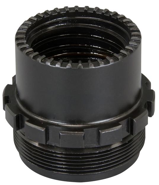 Picture of Yankee Hill 3060 Phantom QD Adapter 1-3/8"-24 Tpi, Black Stainless Steel YHM-3060