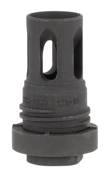 Picture of  Yankee Hill 431528A Mini QD Flash Hider Black Phosphate Steel With 1/2"-28 Tpi Threads & 2.13" Oal For 5.56X45mm Nato Ar-Platform 841812101079