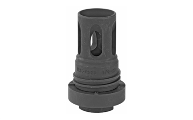 Picture of  Yankee Hill 431528A Mini QD Flash Hider Black Phosphate Steel With 1/2"-28 Tpi Threads & 2.13" Oal For 5.56X45mm Nato Ar-Platform