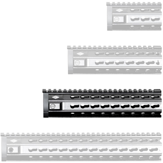 Picture of  Yankee Hill 5305 Kr7 Handguard  9.29" L Mid-Length Style Made OF 6061-T6 Aluminum With Black Matte Anodized Finish & Keymod Slots For Ar-15