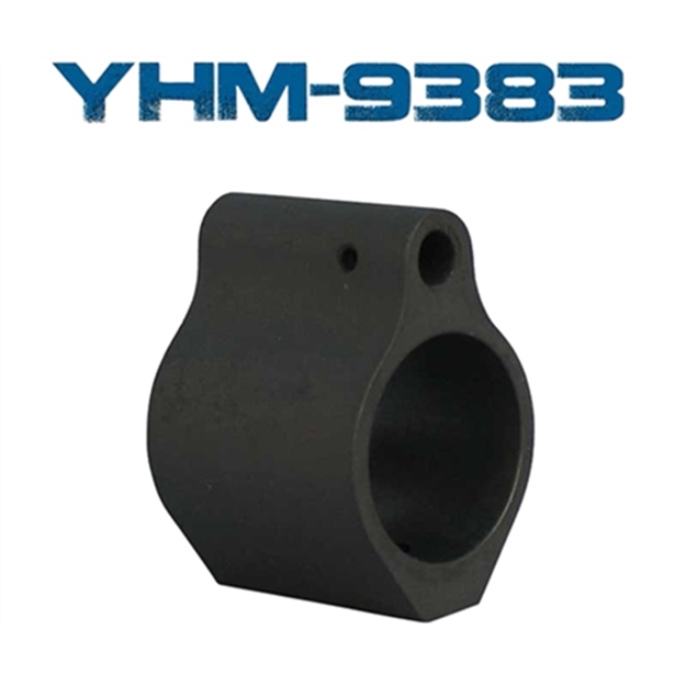 Picture of  Yankee Hill 9383 Low Profile Gas Block  Screw Set .750" Black Phosphate Steel 0.95" 816701013573