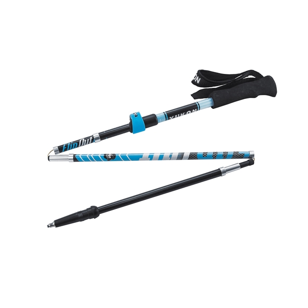 Picture of YC Flipout Trekking Pole - Carbon-Blue/Gray