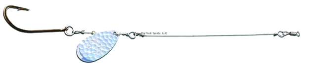 Picture of Yellow Bird Prescott Spinner, 6" Leader 1-1/4" Prescott Blade - Chr