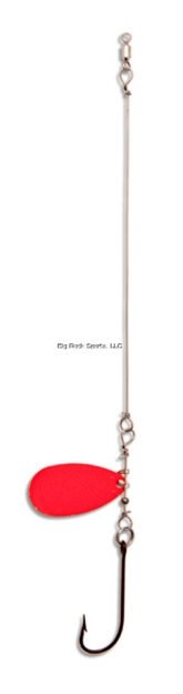Picture of Yellow Bird Prescott Spinner, 6" Leader 1-1/4: Prescott Blade - Fl. Red