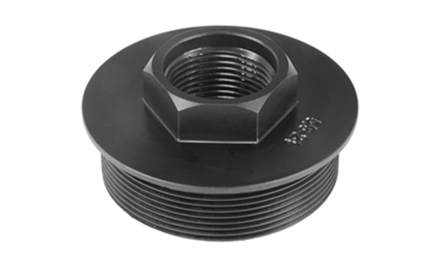 Picture of  Yankee Hill 214528 Hub Direct Thread Mount 1/2"-28 Tpi 17-4 Stainless Steel Black Melonite Qpq 841812100850