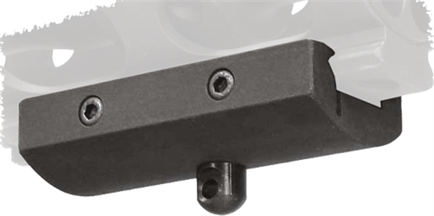 Picture of Yankee Hill 638 Bipod Adaptor  Black Aluminum, Picatinny Attachment For Harris Style Bipods YHM-638 816701014389