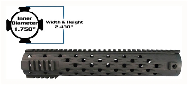 Picture of Yhm Forearm TJ Competition For Ar-15 Rifle Length YHM-5008-TJ 816701011203