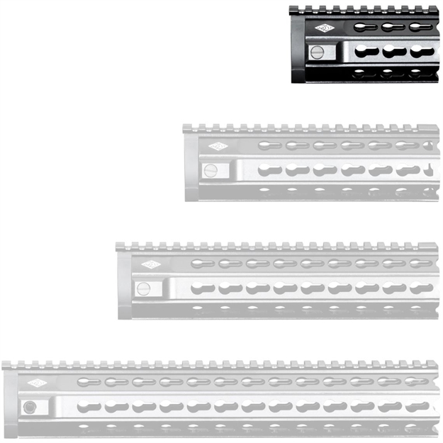 Picture of  Yankee Hill 5315 Kr7 Handguard  4.25" L Mini Style Made OF 6061-T6 Aluminum With Black Matte Anodized Finish & Keymod Slots For Ar-15