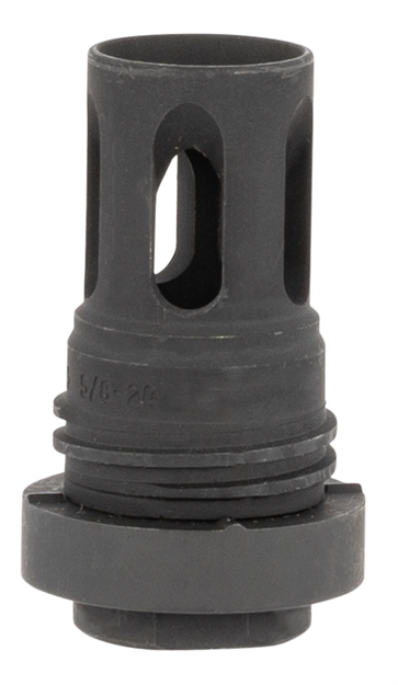 Picture of  Yankee Hill 431524A Mini QD Flash Hider Black Phosphate Steel With 5/8"-24 Tpi Threads & 2.13" Oal For 5.56X45mm Nato Ar-Platform