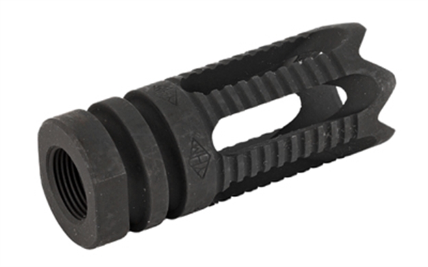 Picture of  Yankee Hill 285C2 Phantom Flash Hider Black Steel With 1/2"-28 Tpi Threads & Teeth For 5.56X45mm Nato Ar-Platform 816701013634