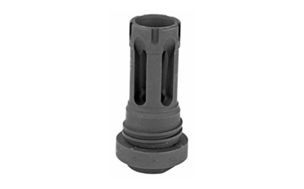 Picture of  Yankee Hill 310228A Phantom Flash Hider Black Phosphate Steel With 1/2"-28 Tpi Threads For 5.56X45mm Nato Ar-Platform