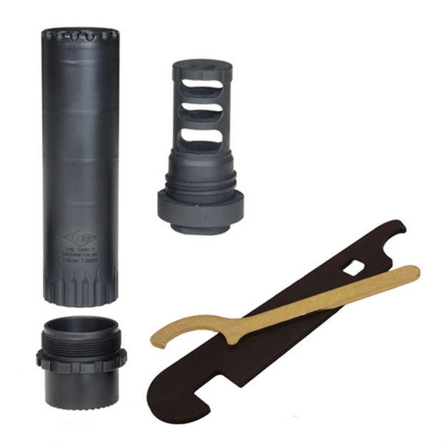 Picture of Yhm Yankee Hill Machine Turbo T3 5.56 Suppressor With Muzzle Brake 2175MB28 841812101714