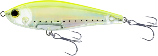 Picture of Yo-Zuri 3D Inshore Lipless Twitchbait Slow Sinking 9/16Oz 3-1/2" 1-1/2 FT #4 Hooks Chartreuse