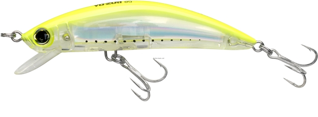 Picture of Yo-Zuri 3D Inshore Minnow Floating 3/4Oz 4-3/8" 3 FT #4 Hooks Chartreuse