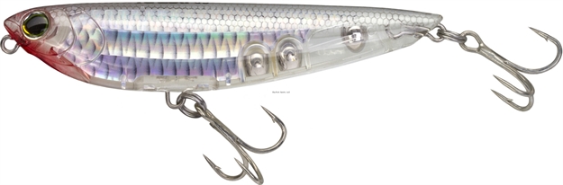 Picture of Yo-Zuri 3D Inshore Pencil Floating 1/2Oz 4" 0 FT #4 Hooks Ghost Shad