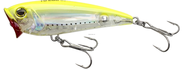 Picture of Yo-Zuri 3D Inshore Popper Floating 1/4Oz 2-3/4" 0 FT #6 Hooks Chartreuse