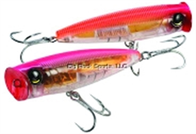 Picture of Yo-Zuri 3D Popper, 3 1/2", 7/8 Oz, Pink & Orange, Floating