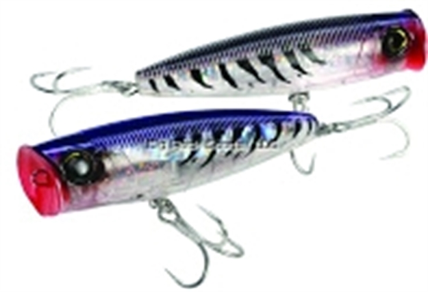 Picture of Yo-Zuri 3D Popper, 4 3/4", 1 1/2 Oz, Purple Mackerel, Floating