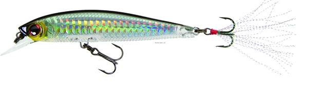 Picture of Yo-Zuri 3Db Jerkbait, 3 1/2", 3/8 Oz, Prism Silver Black, Suspending