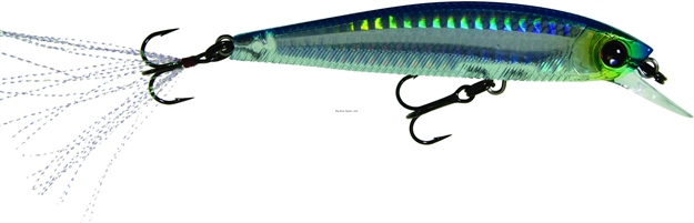 Picture of Yo-Zuri 3Db Jerkbait, 3 1/2", 3/8 Oz, Prism Silver Blue, Suspending