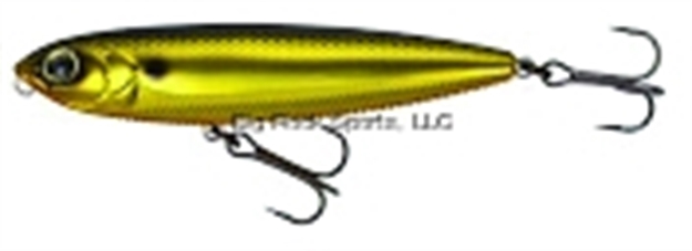 Picture of Yo-Zuri 3Db Pencil Rattle Topwater Lure, 4", 3/8 Oz, Gold Black, Floating