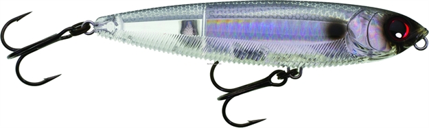 Picture of Yo-Zuri 3Db Pencil Rattle Topwater Lure, 4", 3/8 Oz, Prism Ghost Shad, Floating