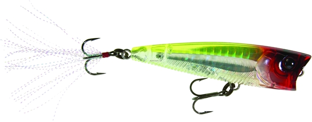 Picture of Yo-Zuri 3Db Popper, 3", 3/8 Oz, Prism Clown, Floating