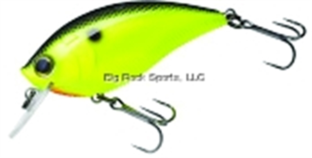 Picture of Yo-Zuri 3Db Square-Lip Shallow Crankbait, 2 3/4", 9/16 Oz, Black Back Chartreuse, Floating