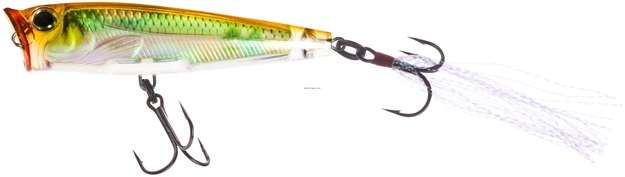 Picture of Yo-Zuri 3Dr Popper, Floating, 2-5/8", 1/4 Oz, 0 Ft, #8 Hook, Real Smelt