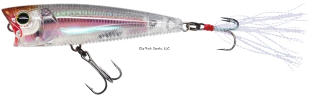 Picture of Yo-Zuri 3Dr Popper, Floating, 3", 3/8 Oz, 0 Ft, #6 Hook, Real Glass Minnow