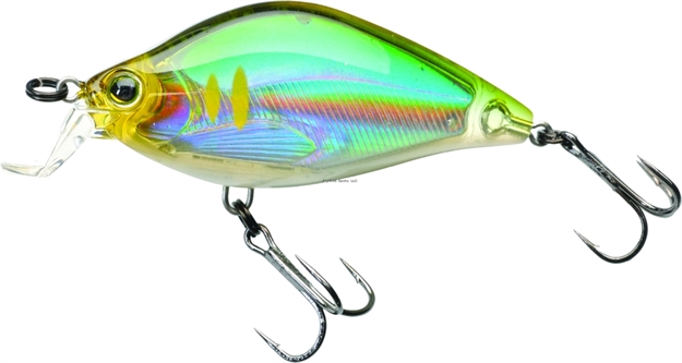 Picture of Yo-Zuri 3Ds Flat Crank Rattling Crankbait, 2 1/4", 1/4 Oz, Holographic Ayu, Floating