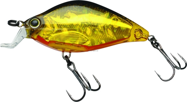 Picture of Yo-Zuri 3Ds Flat Crank Rattling Crankbait, 2 1/4", 1/4 Oz, Holographic Gold Black, Floating
