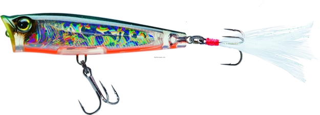 Picture of Yo-Zuri 3Ds Popper, 2 5/8", 1/4 Oz, Holographic Tennessee Shad, Floating