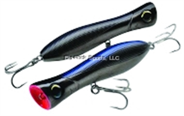 Picture of Yo-Zuri Bull Pop Floating Popper, 8", 5 Oz, Ghost Black R1155CGHB