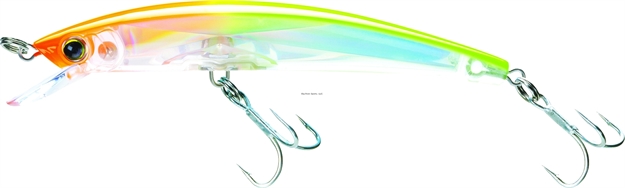 Picture of Yo-Zuri Crystal 3D Minnow, 3 1/2", 1/4 Oz, Orange Yellow, Floating