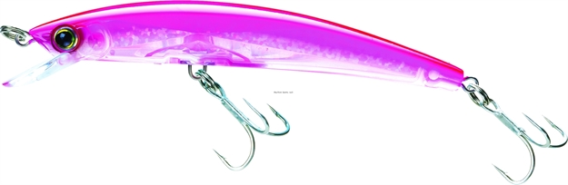 Picture of Yo-Zuri Crystal 3D Minnow, 5 1/4", 3/4 Oz, Fluorescent Pink, Floating