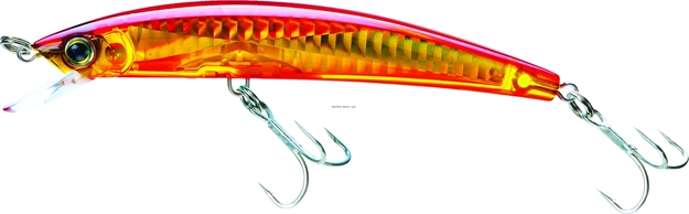 Picture of Yo-Zuri Crystal 3D Minnow, 5 1/4", 3/4 Oz, Gold Red, Floating