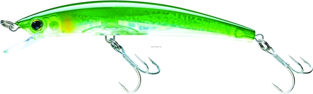 Picture of Yo-Zuri Crystal 3D Minnow, 5 1/4", 3/4 Oz, Green Silver, Floating