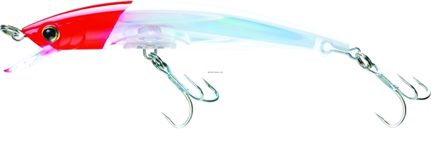 Picture of Yo-Zuri Crystal 3D Minnow, 5 1/4", 7/8 Oz, Red Head, Sinking