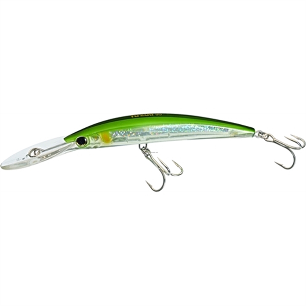 Picture of Yo-Zuri Crystal 3D Minnow Deep Diver, 5 1/4", 7/8 Oz, Green Silver, Floating