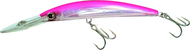 Picture of Yo-Zuri Crystal 3D Minnow Deep Diver, 6", 1 3/8 Oz, Fluorescent Pink, Floating F1154PK